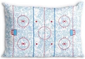 img 4 attached to Revamp Your Bed with Rink 🛏️ Pillowcase, Hockey Pillows - ChalkTalk Sports Exclusive!
