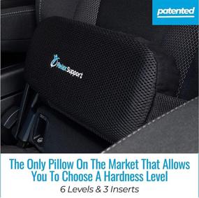 img 3 attached to RELAX SUPPORT RS5 Lumbar Roll Cushion: Adjustable Car Seat Lower Back Support Pillow for Pain-Free Driving Posture - Customizable Firmness Levels