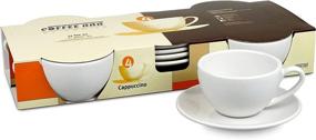 img 3 attached to ☕ Konitz Coffee Cappuccino Saucers - Perfectly Sized 6 Ounce Cups