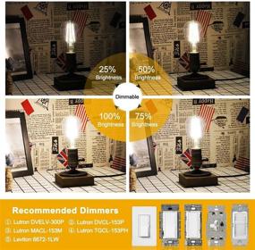 img 1 attached to 🔆 CRLight Dimmable Equivalent Lengthened Filament: Enhancing Ambiance with Adjustable Glow