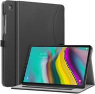 📱 fintie samsung galaxy tab s5e case - multi-angle viewing stand cover with auto sleep wake, black logo