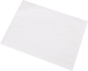 img 3 attached to SJPACK 7.5x5.5 Clear Adhesive Top Loading Packing List and Label Envelopes - Pack of 100