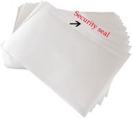 sjpack 7.5x5.5 clear adhesive top loading packing list and label envelopes - pack of 100 logo