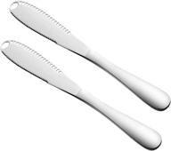 butter knife stainless spreader silver logo