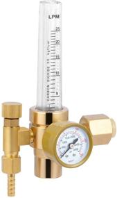 img 4 attached to 🔥 Premium Copper Gas Regulator for Mig/Tig Welding Machines: Reboot CO2 Gas Regulator with Full Copper Flowmeter Valve - A Must-Have Welding Accessory!