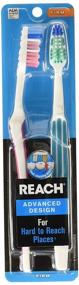 img 2 attached to 🪥 REACH Firm Full Head Advanced Design Toothbrushes - Pack of 2 (Color May Vary)