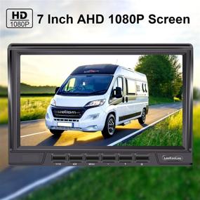 img 2 attached to LeeKooLuu G2 RV Backup Camera System: 7 Inch Screen, AHD 2nd License Plate Camera, DIY Support for RVs, Trailers, Trucks, and More