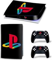 🎮 enhance your ps5 gaming experience with full body skin protector: ps5 console wrap sticker skin + dualsense controller decal set (digital edition, 11) логотип