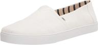 👟 toms alpargata cupsole sneaker for men - white shoes logo