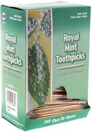 🌱 2000 total toothpicks - 2 pack of royal mint individual cello wrapped logo