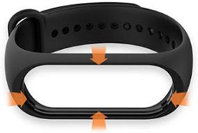 img 3 attached to Replacement Bands Compatible With Xiaomi Mi Band 3/Xiaomi Mi Band4 Bands