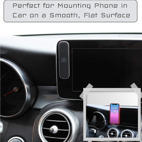 img 3 attached to 📱 Power Frenchie - Premium Magnetic Phone Mount with Ultra Strong Magnets for Home, Office, Car - Sleek Slim Profile & Easy Peel Off Backing