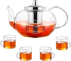 img 4 attached to COPOTEA Stainless 🍵 Steel Borosilicate Stovetop Removable