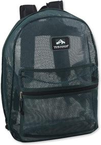 img 4 attached to Trailmaker Transparent Backpack School Shoulder Backpacks for Kids' Backpacks