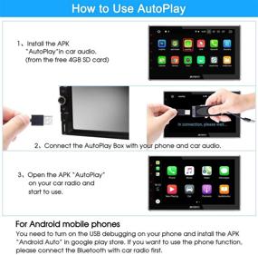 img 2 attached to Vanku Wired USB Auto Play Android Auto Dongle for Android Car Stereo Aftermarket, Compatible with Android Phones, Includes 4GB SD Card