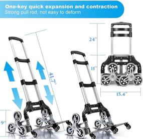 img 3 attached to Ultimate Heavy Duty Climbing Climber for Efficient Shopping and Delivery