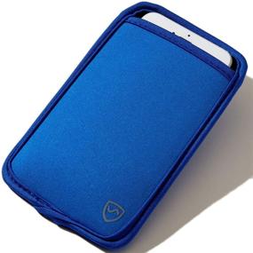 img 4 attached to SYB Phone Pouch: Neoprene EMF Protection Sleeve for Cell Phones up to 7cm width (2.75 inches)