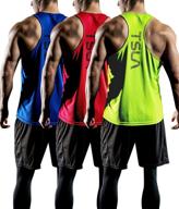 tsla athletic training sleeveless bodybuilding men's clothing for active logo