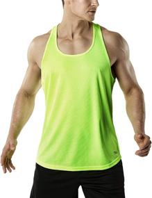 img 3 attached to TSLA Athletic Training Sleeveless Bodybuilding Men's Clothing for Active