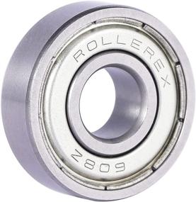 img 3 attached to 🛼 Rollerex 20-Pack, 608ZZ ABEC-1 Wheel Bearings (Carbon Steel) for Optimal Performance in Inline Skates, Rollerskates, Skateboards, RipStiks & More