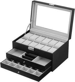 img 4 attached to Oyydecor Jewelry Organizer Business 3Layers Gray