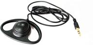 🎧 linhuipad single side d shape earphone headset: high-quality listen only 3.5mm earbud for simultaneous interpretation - 1 pack logo