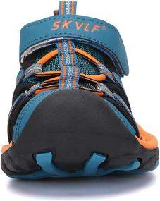 img 2 attached to DADAWEN Girls' Outdoor Athletic Breathable Closed Toe Shoes: Perfect for Active Adventures!