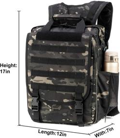 img 3 attached to WolfWarriorX Lightweight Multi Function Resistant Backpacks