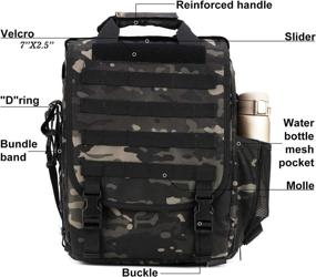 img 1 attached to WolfWarriorX Lightweight Multi Function Resistant Backpacks