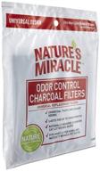 2-pack nature's miracle universal charcoal filters with advanced odor control logo