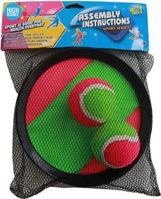 img 3 attached to Fun and Fast-paced Hook and Latches Toss and Catch Game for 🎯 2 Players with 2 Balls in Assorted Colors - Comes with a Mash Bag