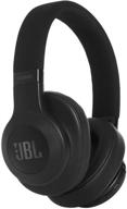 окунитесь в мир с jbl e55bt over-ear черными беспроводными наушниками. логотип