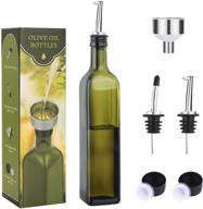 🍾 aozita 17oz glass olive bottle: preserving freshness & style in every sip logo