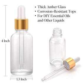 img 2 attached to 🧪 30ml Long Dropper Bottles with Funnels