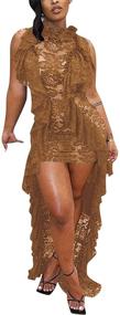 img 4 attached to 👗 ECHOINE Women's Plus Size Dress - Fashionable Clothing for Women's Dresses