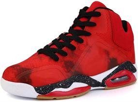 img 4 attached to 🏀 WILTENA Cushioned Basketball Sneakers for Men - Fashionable Sports Shoes