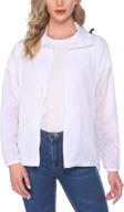 π§οΈ stay stylish and protected with zeagoo's lightweight packable hooded windbreaker waterproof rain jacket for women logo