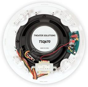img 1 attached to Theater Solutions TSQ670 Ceiling Speakers