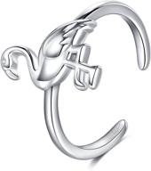 sterling silver flamingo adjustable second logo