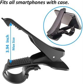 img 3 attached to 📱 Secure Car Drift Phone Clip: Non-Slip Dashboard Holder for GPS Navigation, iPhone 12/11 Pro, Galaxy Note 9, Pixel 3 XL & More