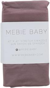 img 3 attached to 🍇 Mebie Baby Stretch Swaddle in Plum