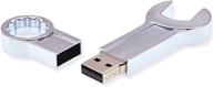 флэш-накопитель usb 2.0 "гаечный ключ" на 16 гб - уникальный металлический usb-накопитель для хранения данных и подарков логотип