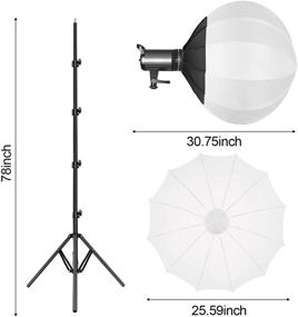 img 3 attached to GVM 100W Bi-Color LED Video Light with Bowens Mount: Powerful Photography Lighting for YouTube & Outdoor Studio - APP Control, Dimmable 3200K-5600K, CRI 97+, Lantern Softbox Video Lighting Kit