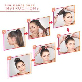 img 1 attached to 💁 Effortless French Twist Hair Wrap Snap by Andlane - Women's Hair Bun Maker in 3 Blonde Shades