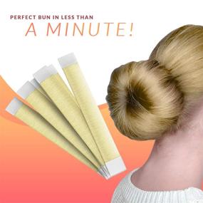 img 3 attached to 💁 Effortless French Twist Hair Wrap Snap by Andlane - Women's Hair Bun Maker in 3 Blonde Shades