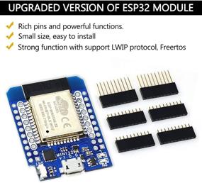 img 3 attached to 📶 KeeYees 2 Пакета ESP32 Мини WiFi + Bluetooth Модуль разработки с расширительной платой чипа ESP-WROOM-32 для NodeMCU и Arduino - Улучшенный для подключения к интернету