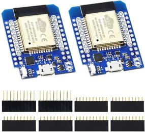 img 4 attached to 📶 KeeYees 2 Пакета ESP32 Мини WiFi + Bluetooth Модуль разработки с расширительной платой чипа ESP-WROOM-32 для NodeMCU и Arduino - Улучшенный для подключения к интернету