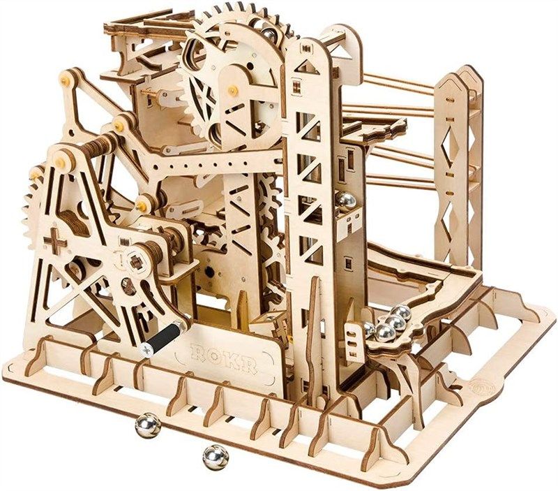 robotime engineering learning laser cut mechanical 로고
