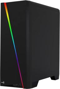 img 1 attached to 🖥️ AeroCool Cylon RGB: Современная Midi-Tower со сторонней панелью из акрила в стильном черном цвете.