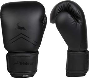 img 3 attached to Trideer Pro Grade Boxing Gloves for Men & Women - Unleash Your Training Potential with Kickboxing, Heavy Bag Punching & More!